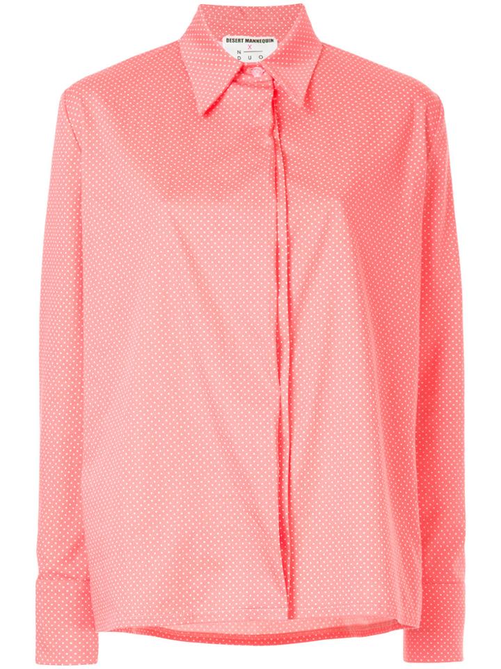 N Duo Dotted Shirt - Pink & Purple