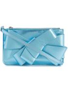 Delpozo Bow Embellished Mini Bag - Blue