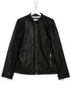 Paolo Pecora Kids Zipped Jacket - Black