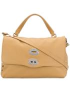 Zanellato Flat Stud Detail Handbag - Neutrals