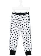 John Galliano Kids - Spot Print Tracksuit Bottoms - Kids - Cotton/spandex/elastane - 8 Yrs, White