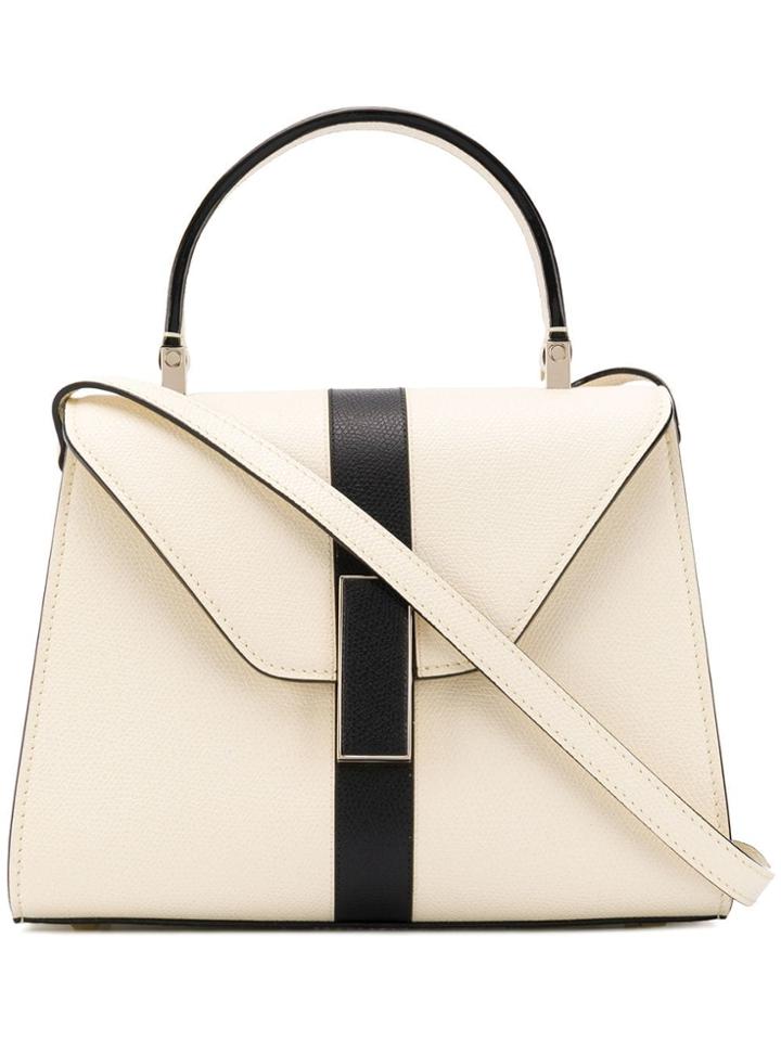 Valextra Iside Small Tote Bag - Neutrals