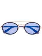 Jimmy Choo Eyewear Round-frame Tinted Sunglasses - Purple
