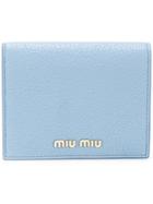 Miu Miu Madras Wallet - Blue