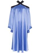 Roksanda Louella Halter Neck Silk Dress - Blue