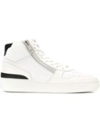Hogan Rebel Hi-top Sneakers, Men's, Size: 42.5, White, Leather/rubber