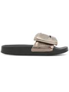 Robert Clergerie Wendy Slides - Metallic