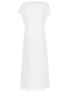 Nk Collection Lace Midi Dress - White