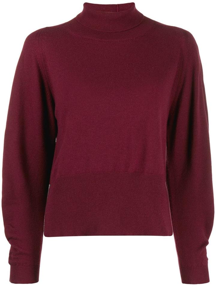Fabiana Filippi Roll-neck Sweatshirt - Red