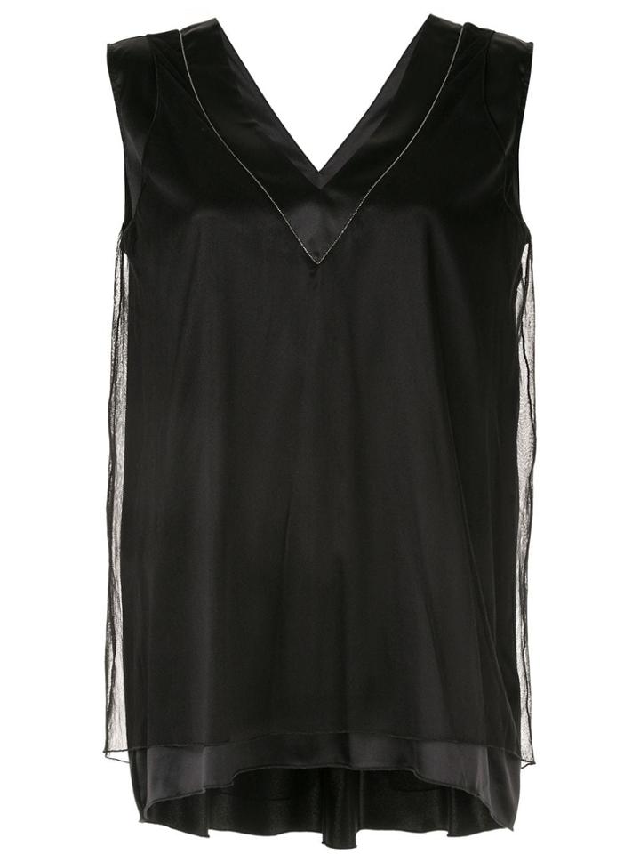 Fabiana Filippi Layered Blouse - Black