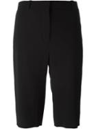 Givenchy Tailored Knee Length Shorts, Women's, Size: 40, Black, Silk/cotton/polyamide/viscose