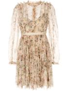 Needle & Thread Garland Flora Dress - Brown