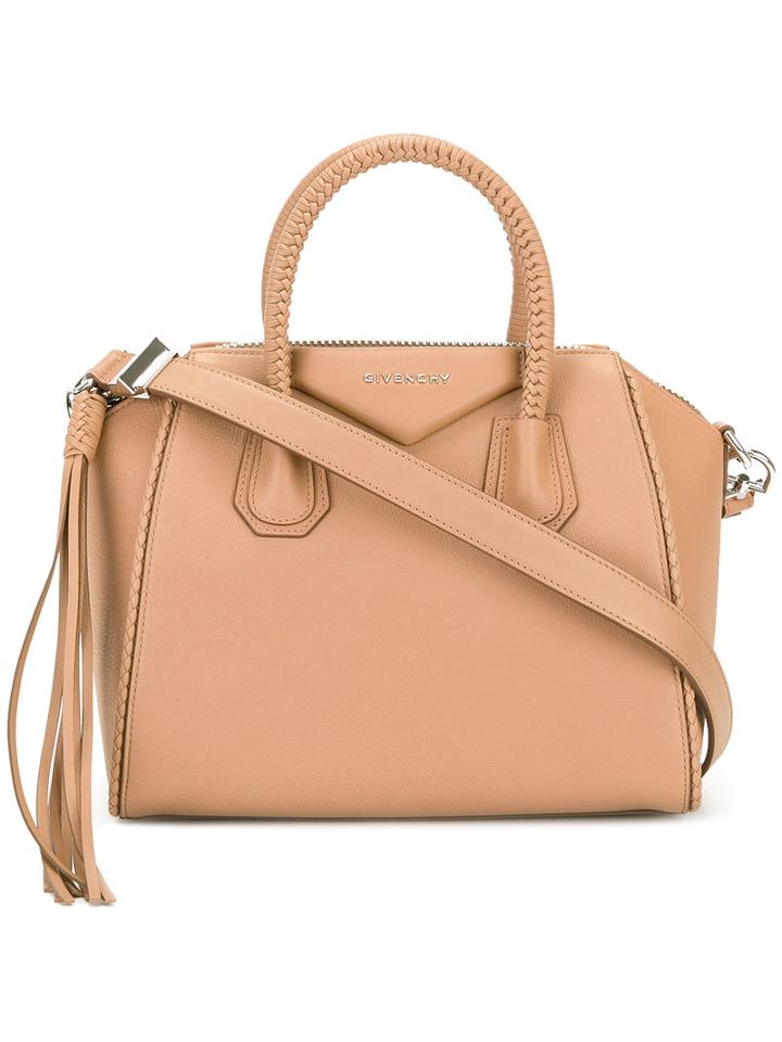 Givenchy Small Antigona Tote, Women's, Brown, Leather