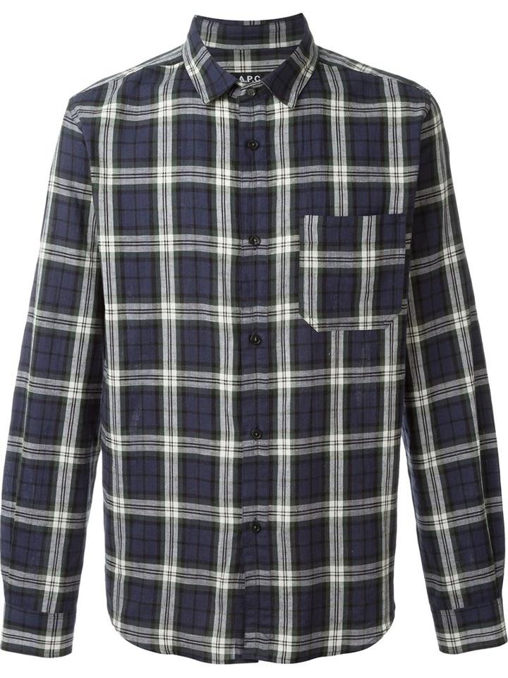 A.p.c. 'trevor' Large Check Shirt