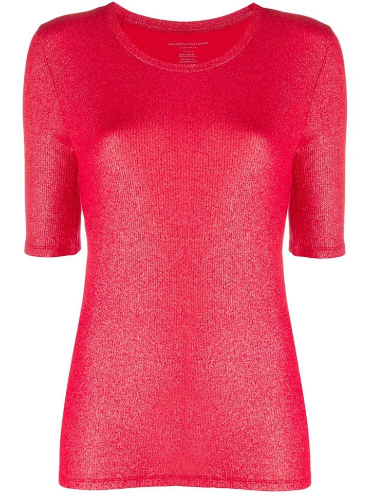 Majestic Filatures High Shine T-shirt - Red