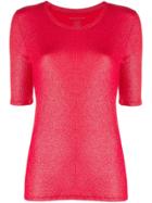 Majestic Filatures High Shine T-shirt - Red