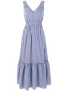 Semicouture Dustin Vichy Dress - Blue
