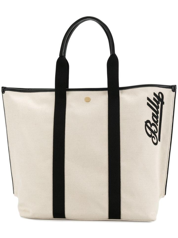 Bally Medium Tote Bag - Neutrals