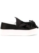 No21 Embellished Slip-on Sneakers - Black