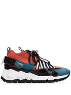 Pierre Hardy Keyring-embellished Low-top Sneakers - Multicoloured