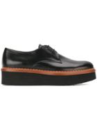 Tod's Flatform Derby Shoes - Black