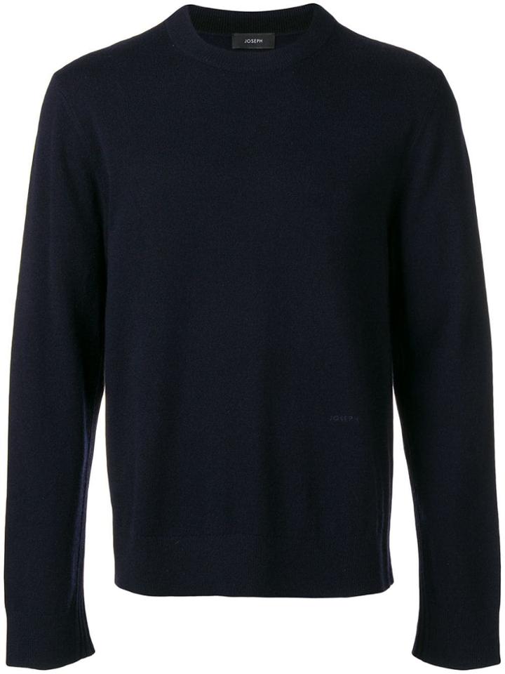 Joseph Crew Neck Pullover - Blue
