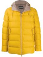 Herno Hooded Padded Jacket - Yellow