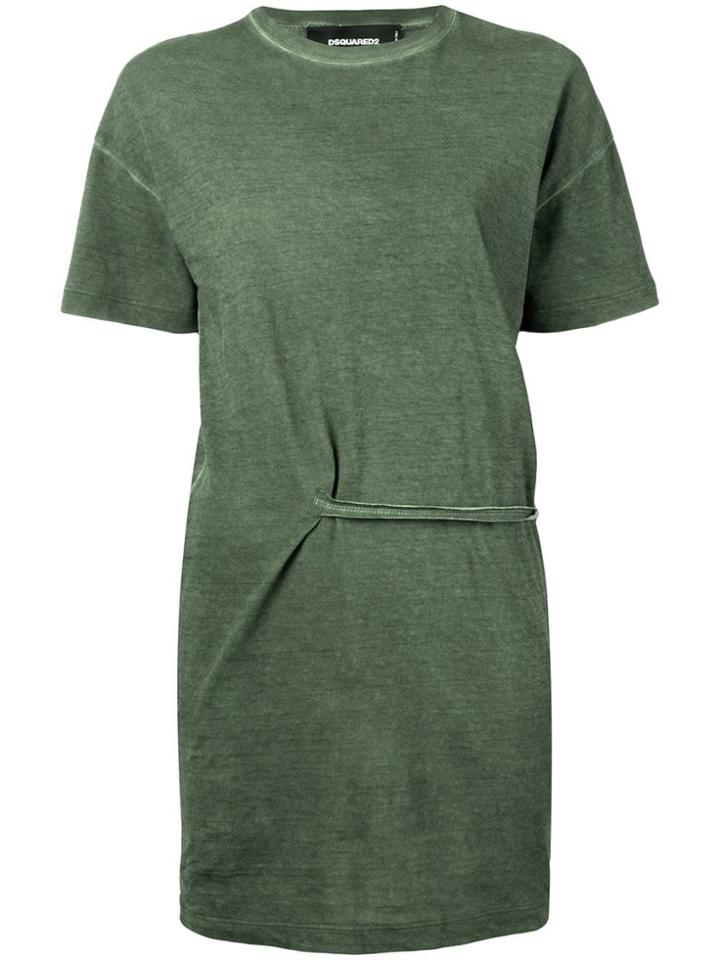 Dsquared2 Lace-up Detailed T-shirt - Green