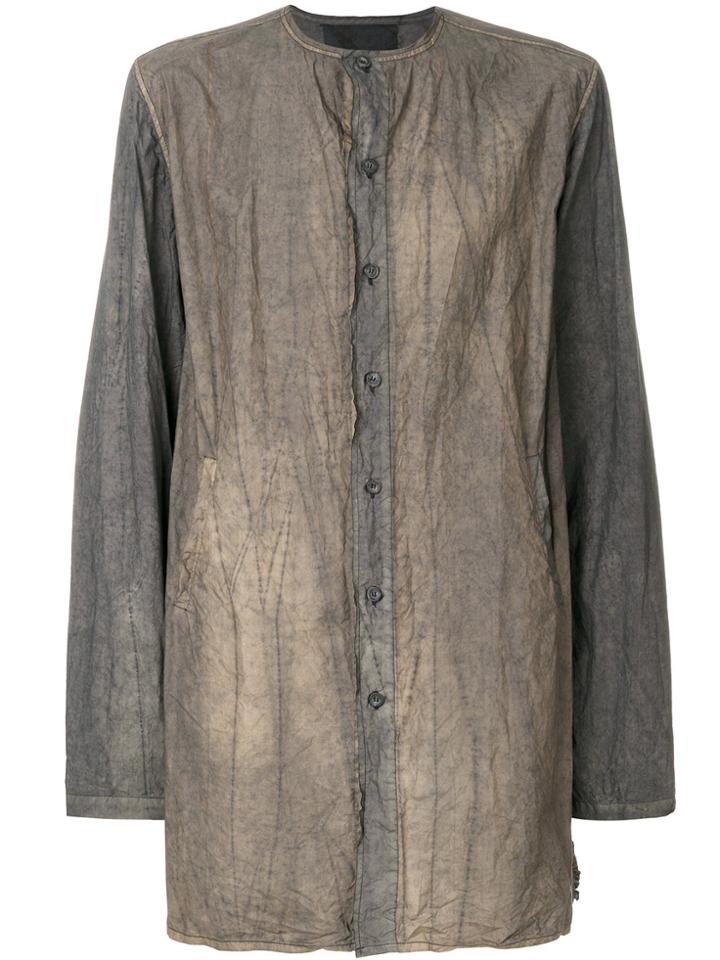 By Walid Dye-detail Shirt - Grey