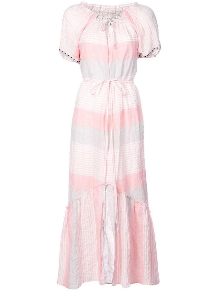 Lemlem Dera Off Shoulder Long Dress - Pink
