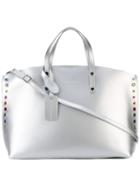 Marc Ellis - Mirror Tote - Women - Leather - One Size, Grey, Leather