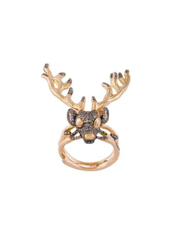 Christina Debs Diamond Deer Ring
