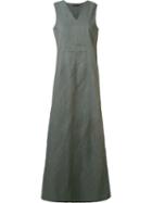 Uma Raquel Davidowicz - 'vereda' Dress - Women - Cotton/polyamide/metal (other) - 44, Grey, Cotton/polyamide/metal (other)