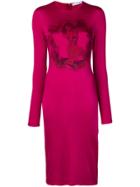 Givenchy Pin-up Girl Printed Dress - Pink & Purple