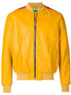 Paura Logo Stripe Jacket - Yellow & Orange