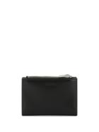 Jil Sander Embossed Logo Wallet - Black