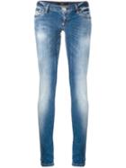 Philipp Plein Tenderly Super Sexy Slim Jeans, Women's, Size: 27, Blue, Cotton/spandex/elastane