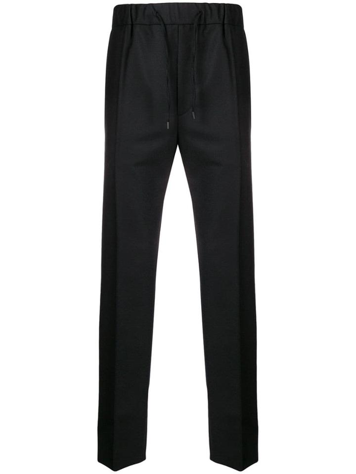 Fendi Drawstring Waist Trousers - Black