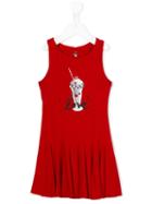 Lapin House Milkshake Print Tank Dress, Girl's, Size: 8 Yrs, Red