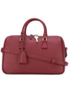 Maison Margiela Key Charm Duffle Tote, Women's, Red, Calf Leather/polyester