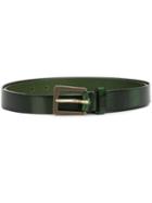 Dsquared2 Studded Two-tone Buckle Belt, Men's, Size: 90, Green, Leather