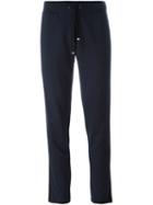 Moncler Classic Track Pants, Women's, Size: Large, Blue, Cotton