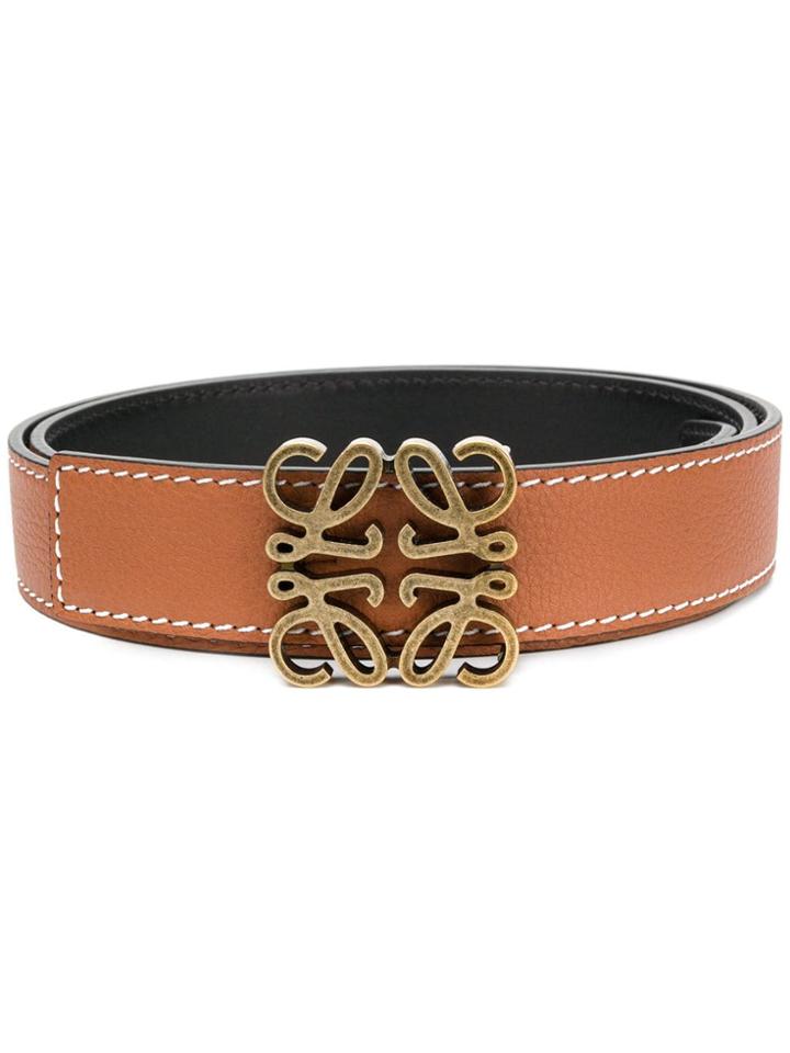 Loewe Anagram Belt - Brown