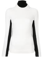 Moncler Grenoble Contrast Colour Sweater - White