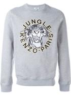 Kenzo Jungle Kenzo Sweatshirt, Men's, Size: S, Grey, Cotton