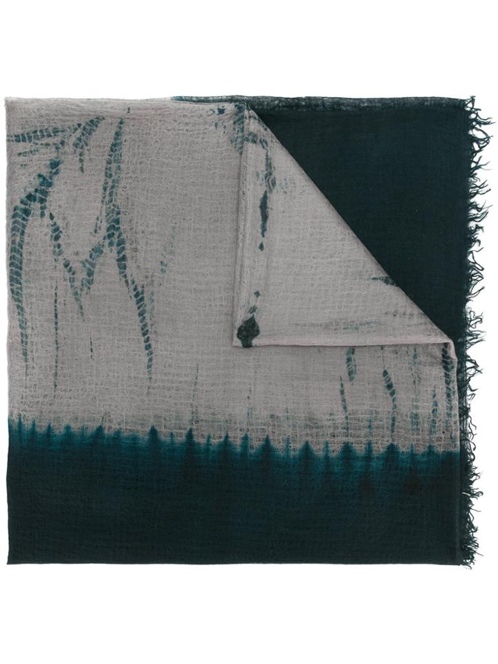 Suzusan Tie Dye Scarf - Grey