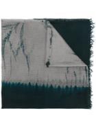 Suzusan Tie Dye Scarf - Grey