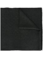 Gucci Classic Knit Scarf, Grey, Cashmere