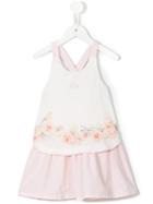 Lapin House - Floral Dress - Kids - Silk/cotton/spandex/elastane - 5 Yrs, White