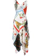 Monse Patchwork Handkerchief Dress - Multicolour